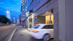 Parken beim Hotel Wettstein in Basel