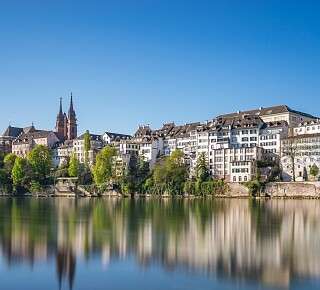 Grossbasel Rhein Panorama Basel