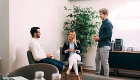 Pause im Seminarraum