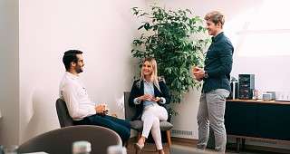 Pause im Seminarraum