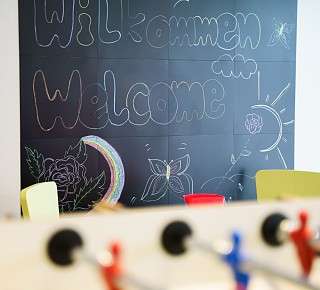 Wandtafel Spielzimmer