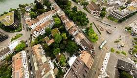 Hotel Wettstein von oben