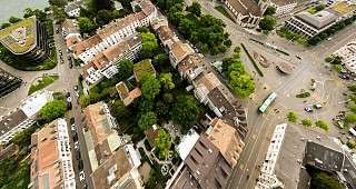 Hotel Wettstein von oben